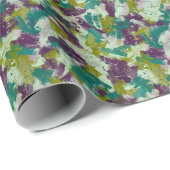 Maximalist Paint Splatters Cadeaupapier (Rol Hoek)