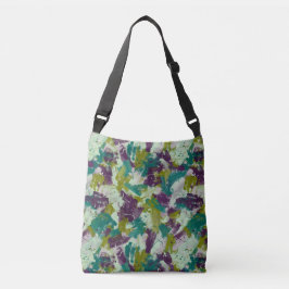 Maximalist Paint Splatters Crossbody Tas