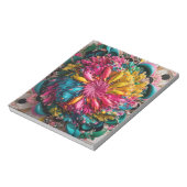 Maximalist Printable Eclectic Abstract Kleurrijk Notitieblok (Gedraaid)