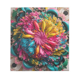 Maximalist Printable Eclectic Abstract Kleurrijk Notitieblok