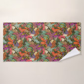 maximalist salamander forest badhanddoek (Badhanddoek)