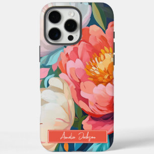 Maximalist Vibrant Floral Bold en Stijlvol iPhone 16 Pro Max Hoesje