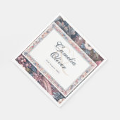 Maximalistische bruiloft  bloemdecoratie servet (Hoek)