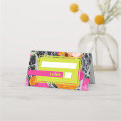 Maximalistische moderne gemarmerde bloemenbruiloft (Voorkant)