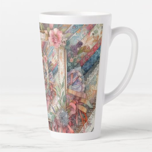 Maximalistische  ontkoppeling latte mok (Rechts)