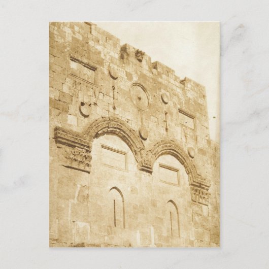 Maxime Du Camp - The Golden Gate in Jerusalem Briefkaart (Voorkant)