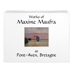 Maxime Maufra 2020 Impressionist Art Calendar Kalender