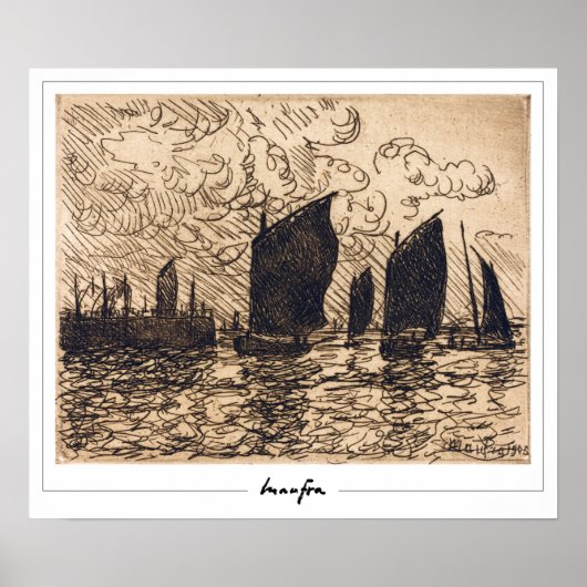 Maxime Maufra Zedign Affiche d'art #103 (Devant)