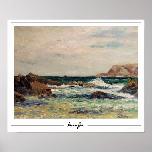 Maxime Maufra Zedign Affiche d'art #162 (Devant)
