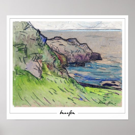 Maxime Maufra Zedign Art Poster #12 (Voorkant)