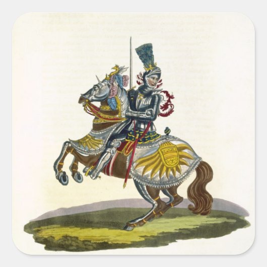 Maximilian I, koning van Duitsland en Heilige Rome Vierkante Sticker (Voorkant)