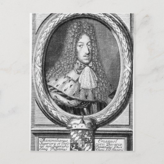 Maximilian II Emanuel Briefkaart (Voorkant)