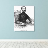 Maximilian II, koning van Beieren Canvas Afdruk (Insitu (Houten vloer))