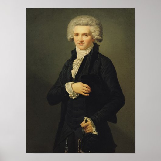 Maximilien de Robespierre 1791 Poster (Voorkant)