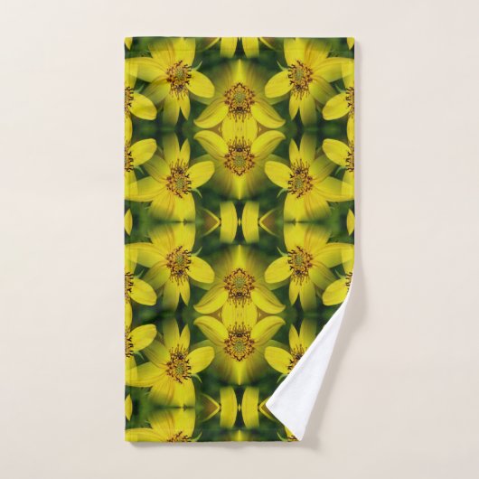 Maximillian Sunflower Abstract Bad Handdoek (Handdoek)