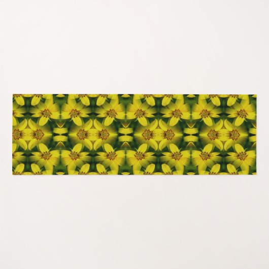 Maximillian Sunflower Abstract Yogamat (Voorkant (horizontaal))