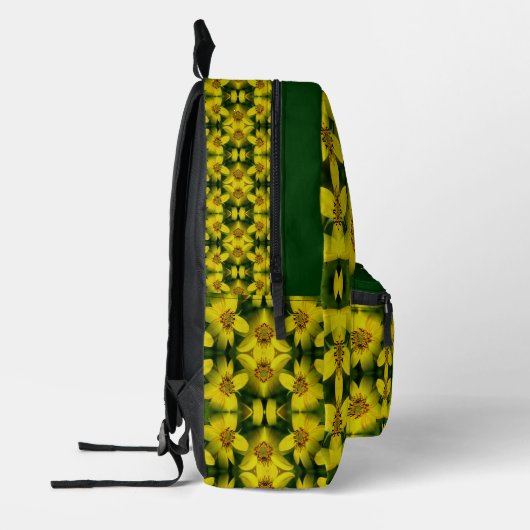 Maximillian Zonnebloem Abstract gepersonaliseerd Bedrukte Rugzak (Links)