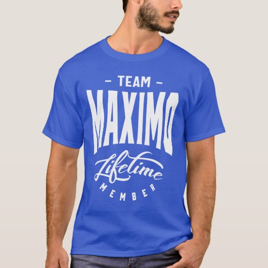 Maximo persoonlijke naam Birthday Gift T-shirt (Voorkant)