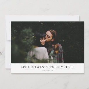 Maximum Minimalisme Photo Enregistrer la carte Dat