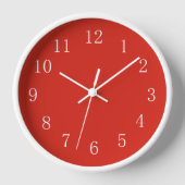 Maximum Rood met Witte Handen, Getallen, Lijst (Voorkant)