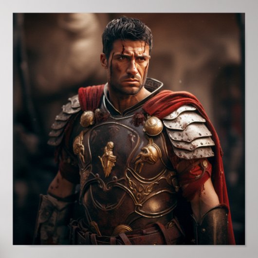Maximus als Retiarius Gladiator Poster - Roman Gen (Voorkant)