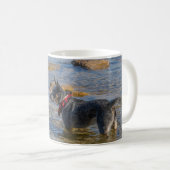 "Maximus" Bleu Heeler Coffee Mug (Devant droit)