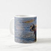 "Maximus" Bleu Heeler Coffee Mug (Devant gauche)
