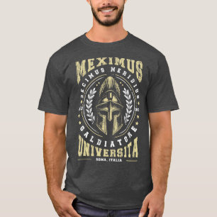 Maximus Decimus Meridius Gladiator Universiteit T-shirt