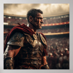 Maximus Gladiator Poster - Inspirerende Romeinse g