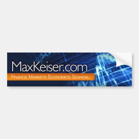 MaxKeiser.com-Bumpersticker Bumpersticker (Voorkant)