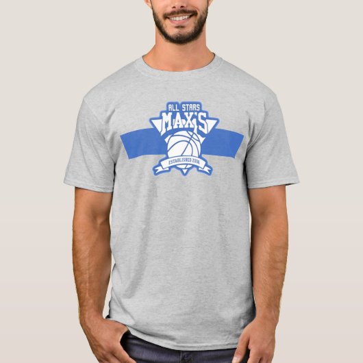 Max's All Stars Performance T-Shirt (grijs) (Voorkant)