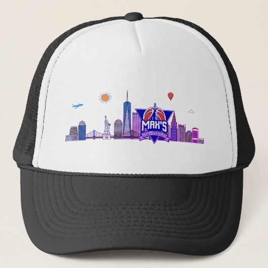 Max's All Stars Skyline Trucker Pet (Voorkant)