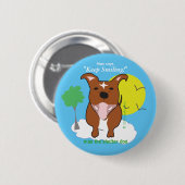 Max's Blijf lachen 2 1/4" Button (Voorkant /achterkant)