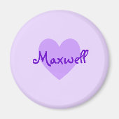 Maxwell in Paars Magneet (Voorkant)