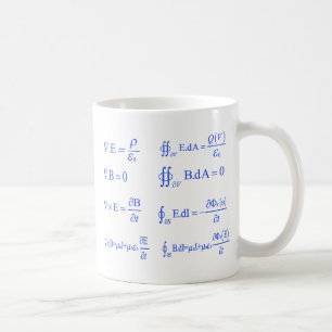 maxwell physics vergelijking koffiemok