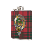 Maxwell Tartan & Badge Heupfles (Links)