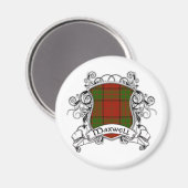 Maxwell Tartan Shield Magneet (Voorkant / Achterkant)