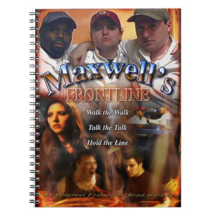 Maxwell's Frontline-Poster op een handige manier Notitieboek
