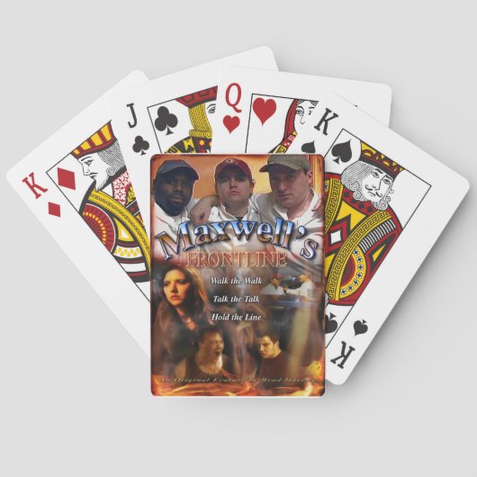 Maxwell's Frontline-Poster Pokerkaarten (Achterkant)