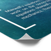 Maxwell's vergelijkingen - Wiskunde Poster (Hoek)