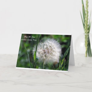 May All Your Wishes Come Treeting Card Kaart