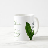 May birth flower Lily of the valley Coffee Mug (Devant droit)