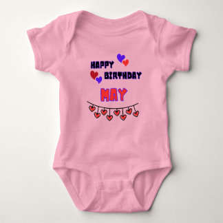 May Birthday Baby Bodysuit