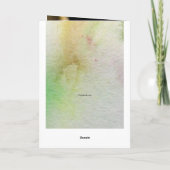 May Blooms carte de fête des mères (Dos)