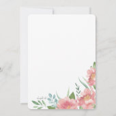 May Blooms Invitation de la douche nuptiale (Dos)