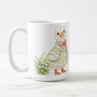 May chic Goose lily of the valley illustration Koffiemok