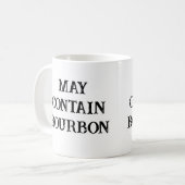 may contain bourbon funny koffiemok (Voorkant links)