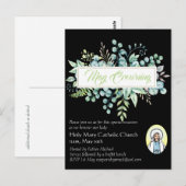 May Crowning Invitations Vierge Marie Invitations (Devant / Derrière)