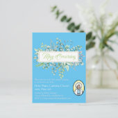 May Crowning Invitations Vierge Marie Invitations  (Debout devant)