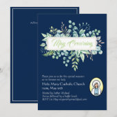 May Crowning nodigt de Maagd Maria katholieke uitn (Voorkant / Achterkant)